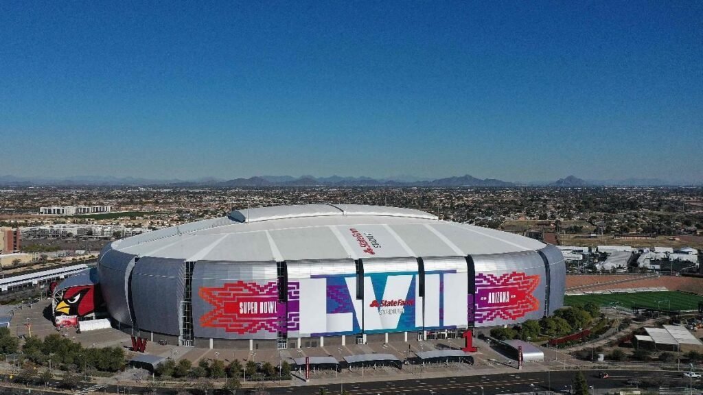 Así es el State Farm Stadium, lugar dónde se jugará el Super Bowl 2023