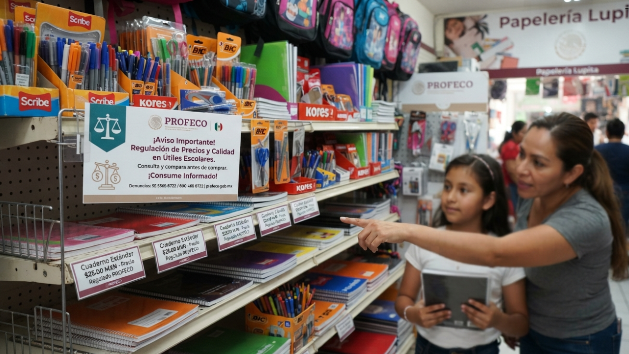 utiles escolares profeco